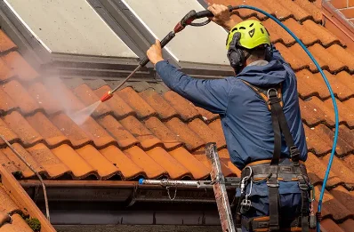 Démoussage et hydrofuge de toiture à Audrix